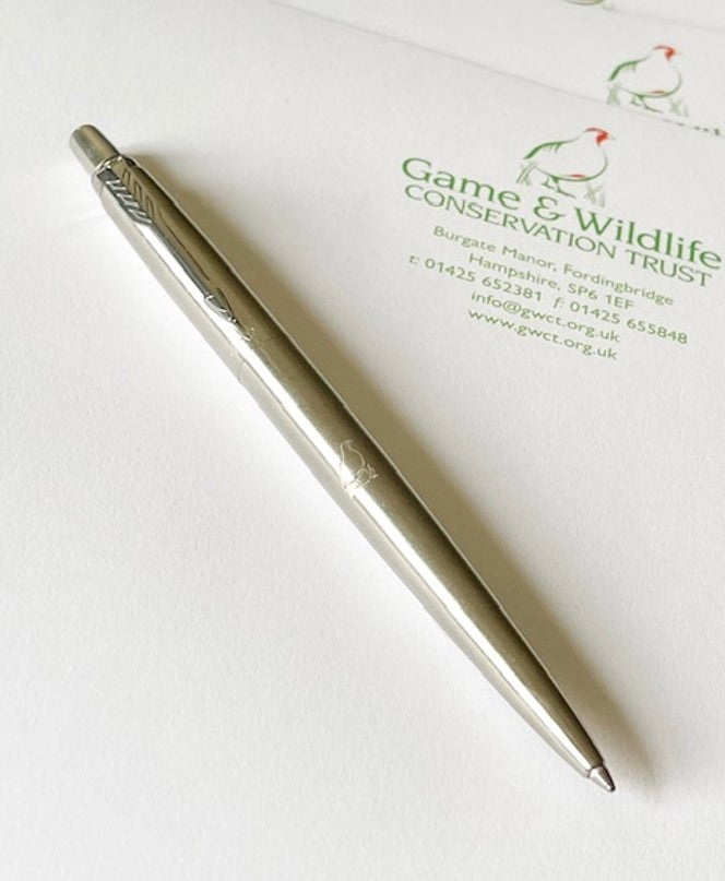 GWCT Parker Jotter Stainless Steel Pen – Game and Wildlife