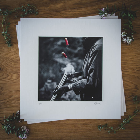 'Eject' - Fieldsports Photographic Print by Rachel Foster