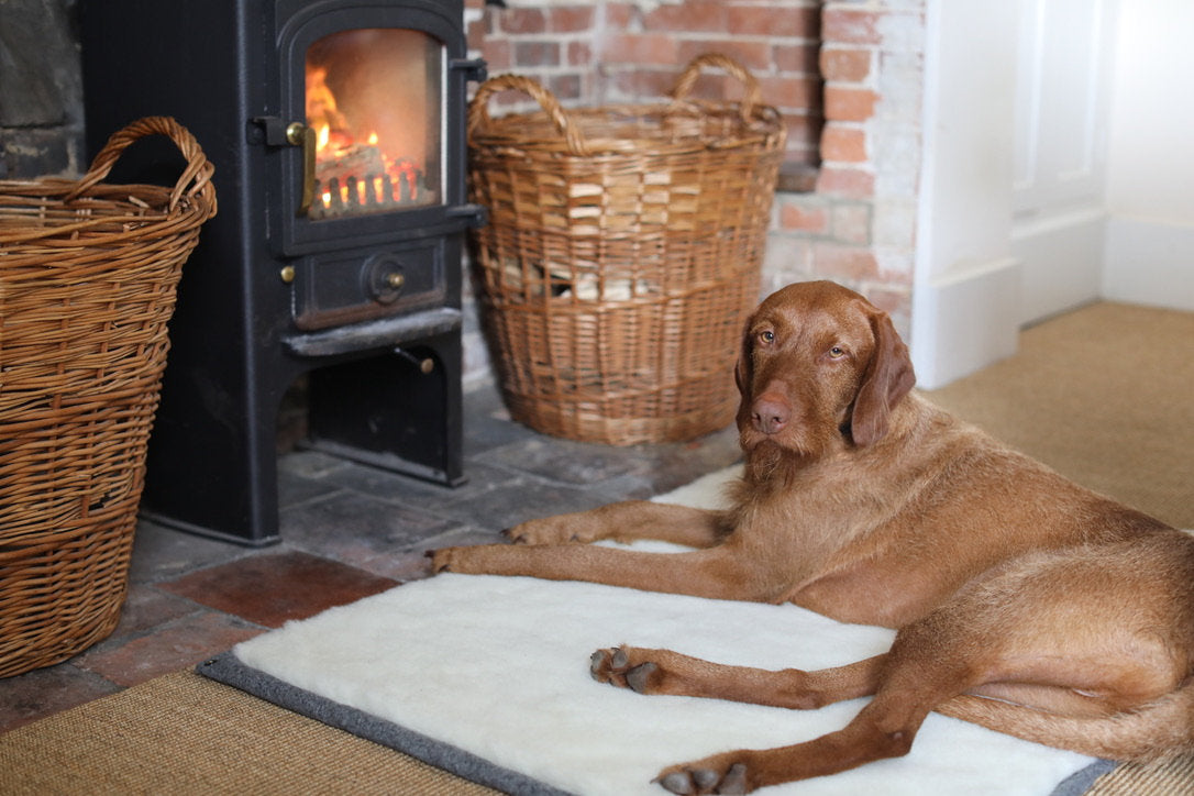 The Red Dog Company Luxury Dog Roll Mats Grey Topper
