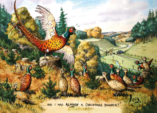 Mixed Pack of Loon (5 different GWCT Christmas Card designs) - Pack of 10 (GWCT Ref 1)