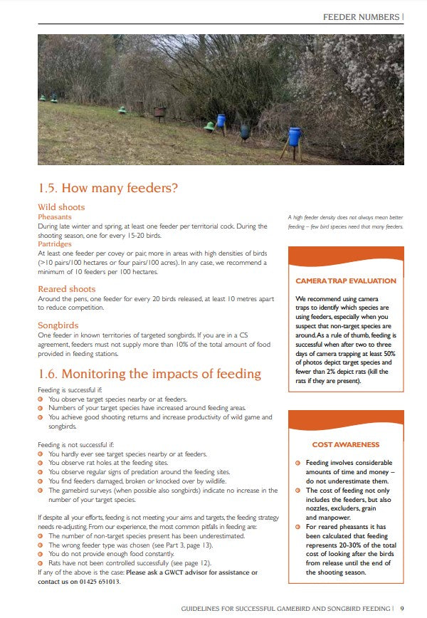 Guidelines for successful gamebird and songbird feeding - ebook