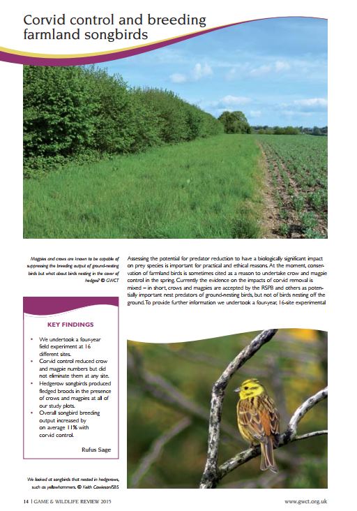 GWCT Annual Review 2015 - eBook