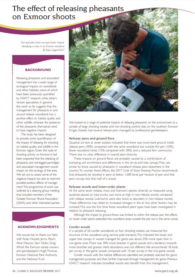 GWCT Annual Review 2017 - eBook