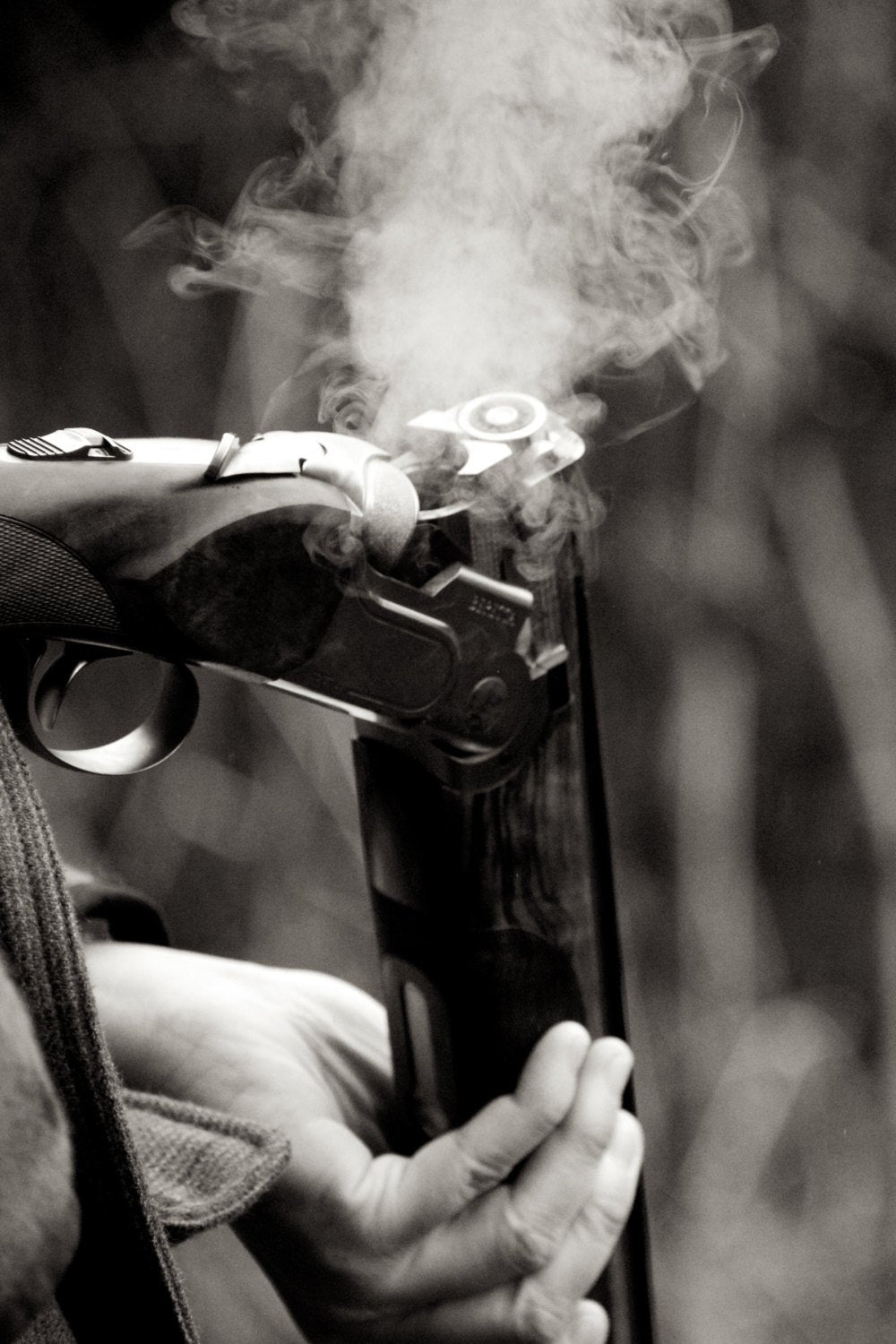 'Smoking Barrel' - Fieldsports Photographic Print by Rachel Foster