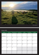 Load image into Gallery viewer, Martin Down Farmer Cluster 2024 Calendar