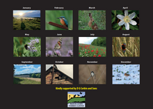 Load image into Gallery viewer, Martin Down Farmer Cluster 2024 Calendar