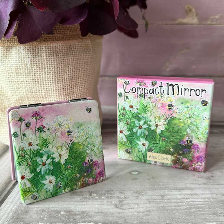 Bees in Summer Compact Mirror