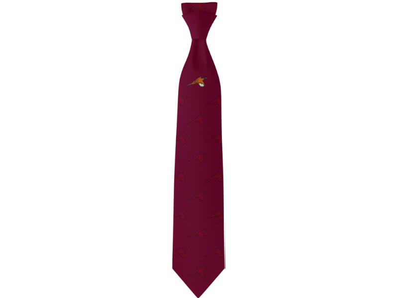 GWCT Burgundy Pheasant Tie