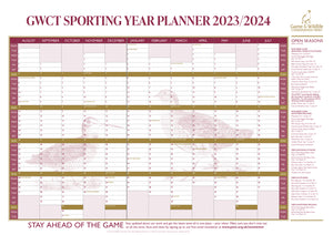 2023-24 GWCT Sporting Wall Planner