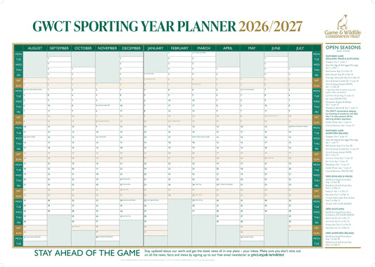 A1 Wall Planner 2026/27
