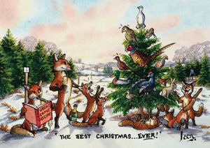 2023 The Best Christmas Ever! by Loon - Pack of 10 GWCT Christmas Cards