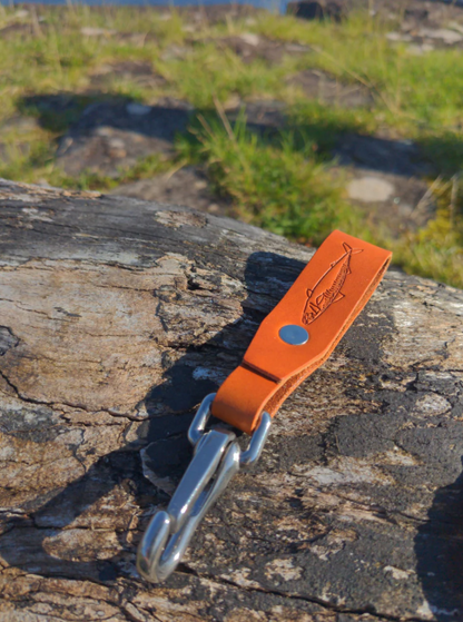 Mackerel design lanyard by J Boult Designs