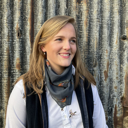 Pheasants Square Scarf