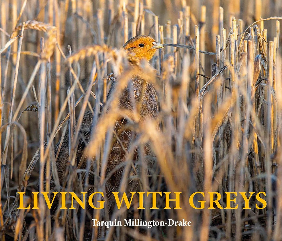 Living with Greys - Signed by author Tarquin Millington-Drake, Partridge book