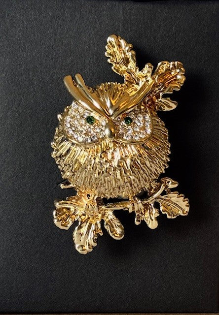 Baby Owl Brooch