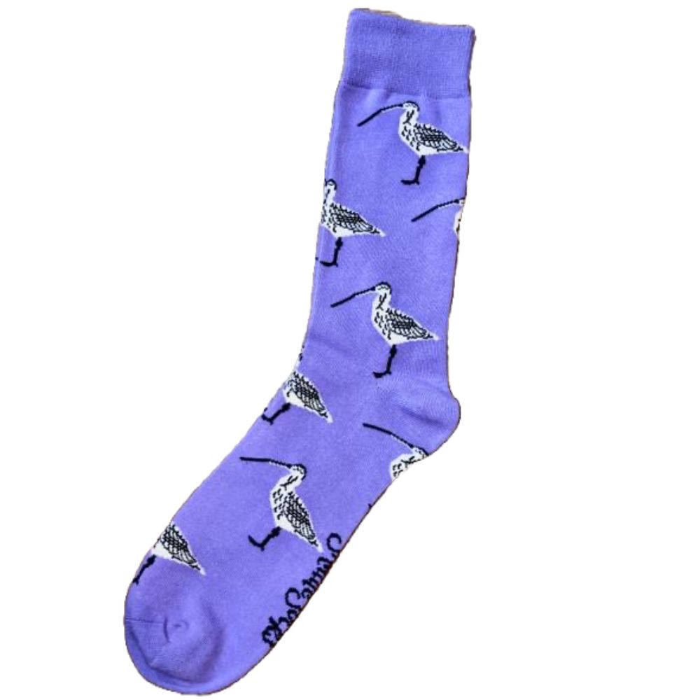 Purple Curlew Socks by Shuttle Socks