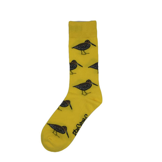 Yellow Woodcock Socks by Shuttle Socks