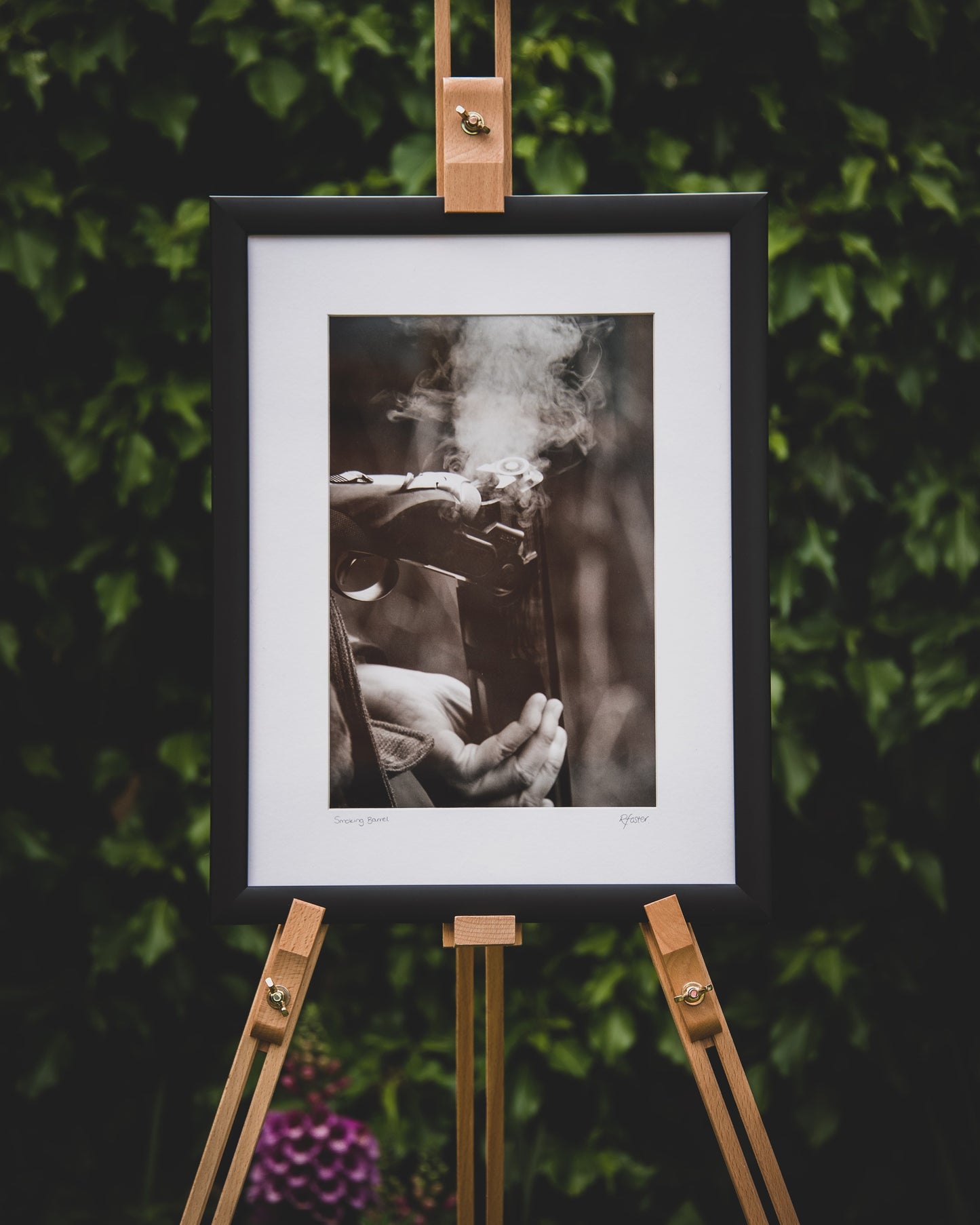 'Smoking Barrel' - Fieldsports Photographic Print by Rachel Foster