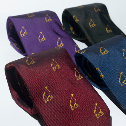 GWCT Members Tie - Grey Partridge Motif