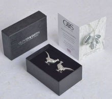 Load image into Gallery viewer, Pewter Pheasant Cufflinks
