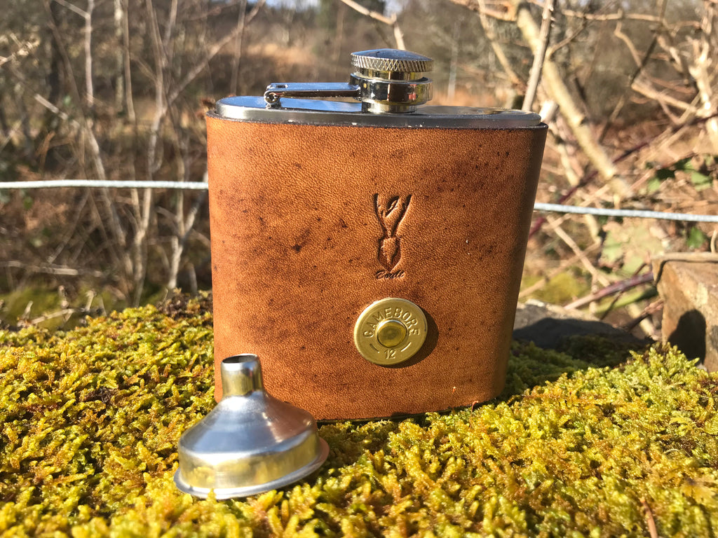 J Boult Designs Shotgun Cartridge Hip Flask