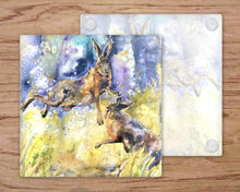 Load image into Gallery viewer, Handmade Glass Animal Coaster Set