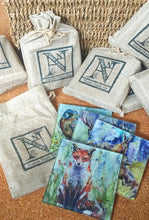 Load image into Gallery viewer, Handmade Glass Animal Coaster Set