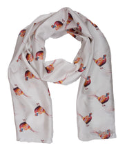 Load image into Gallery viewer, Pheasant Silk Twill Scarf
