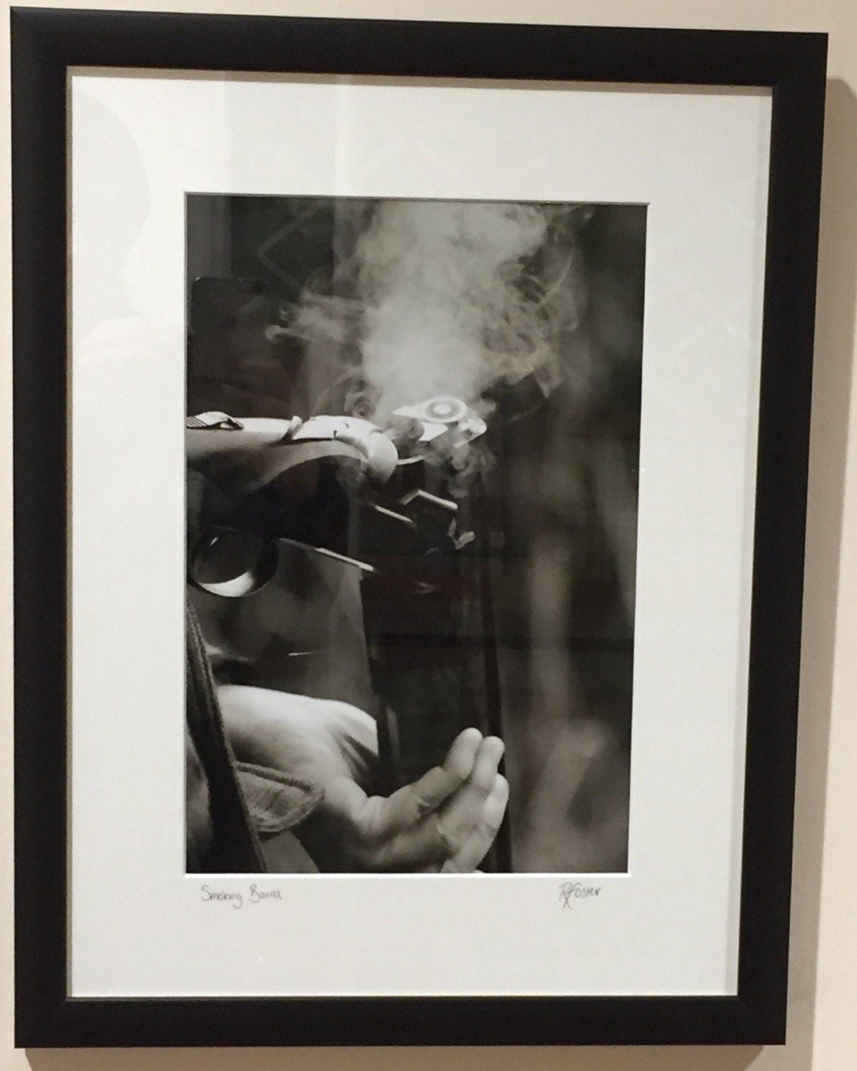 'Smoking Barrel' - Fieldsports Photographic Print by Rachel Foster